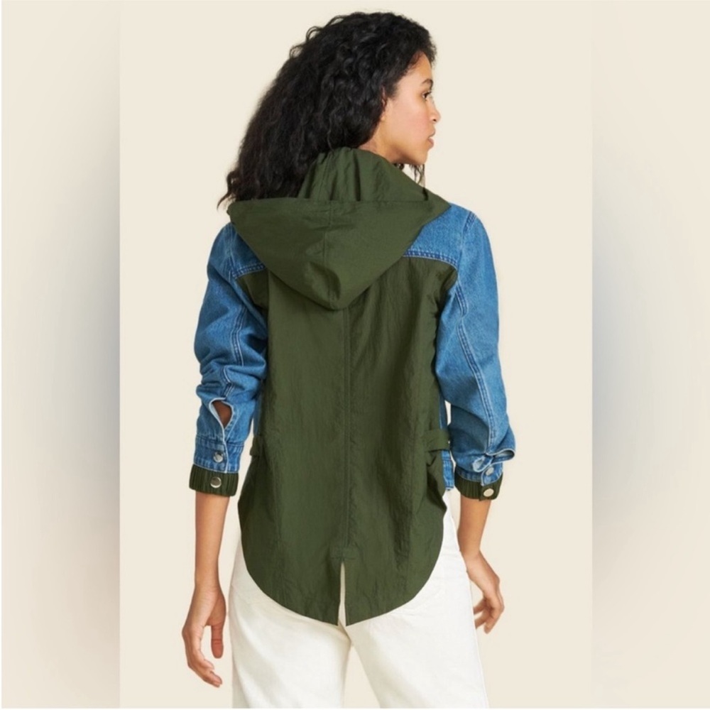 VERONICA BEARD Shani Denim-Twill Combo Jacket - Picture 7 of 15